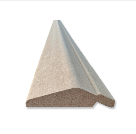 3m Raw MDF Bullnose Cornice